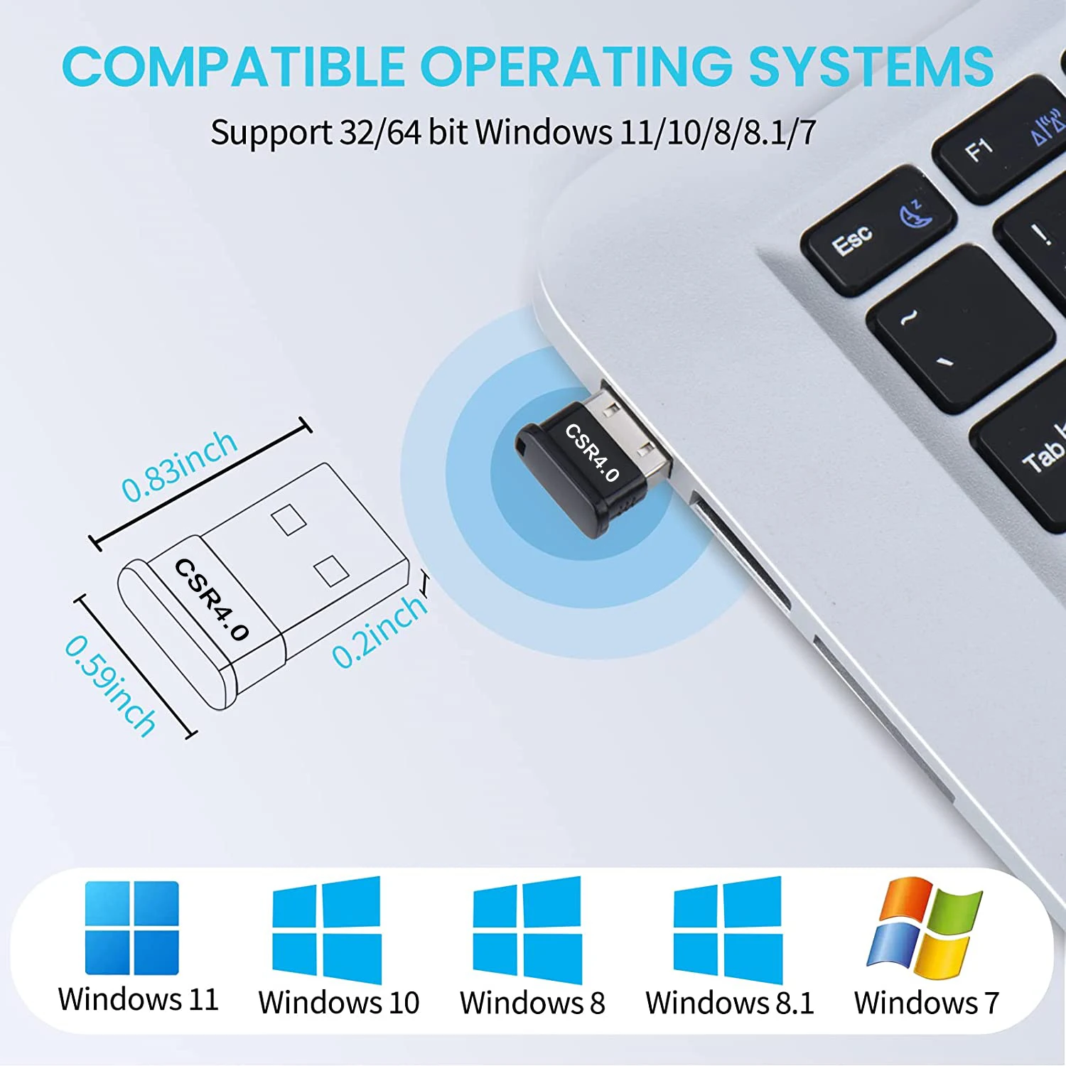 shenzhen mini Audio Transmitter adapter software usb bluetooth dongle for pc