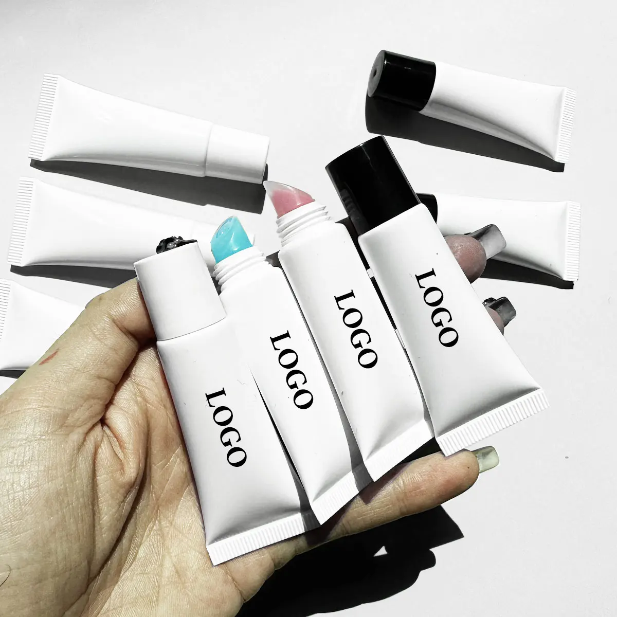 Custom Logo Cream Lip Balm Lip Glossy Sugar Sweet Cream Scrub Moisturizing Natural Vegan Lip Scrub