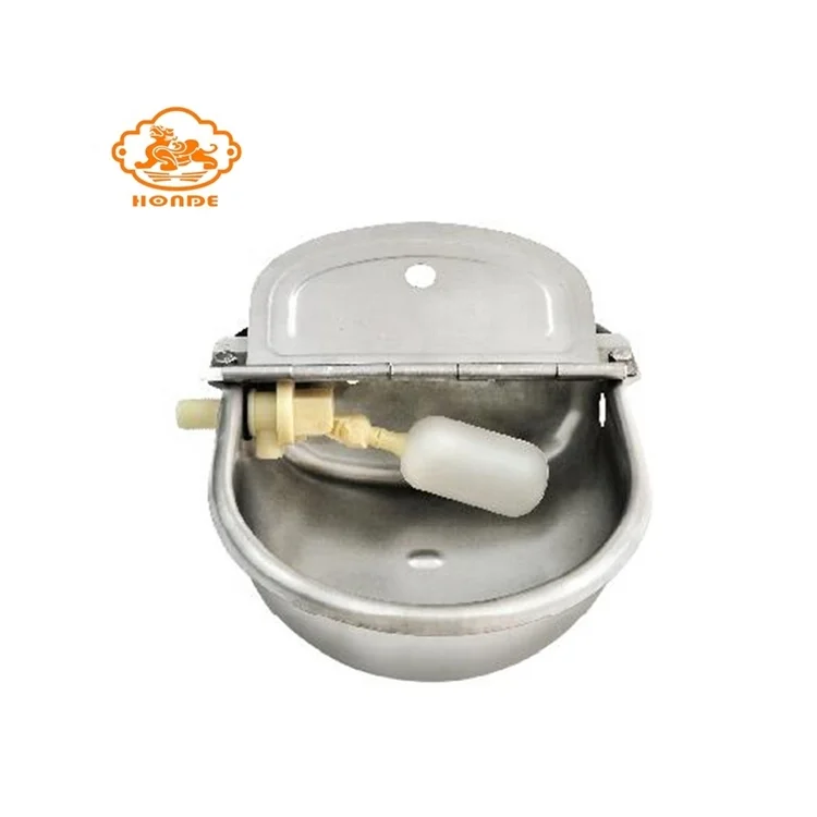 Automatic Stainless Steel Float Type Livestock Cattle Horse Sheep Cow Pig Drinker Trough Pig Drinking Water Bowl