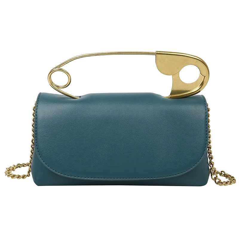 
2020 Luxury winter pin bags clutch tote bag metal handle women hand bags handbags ladies 