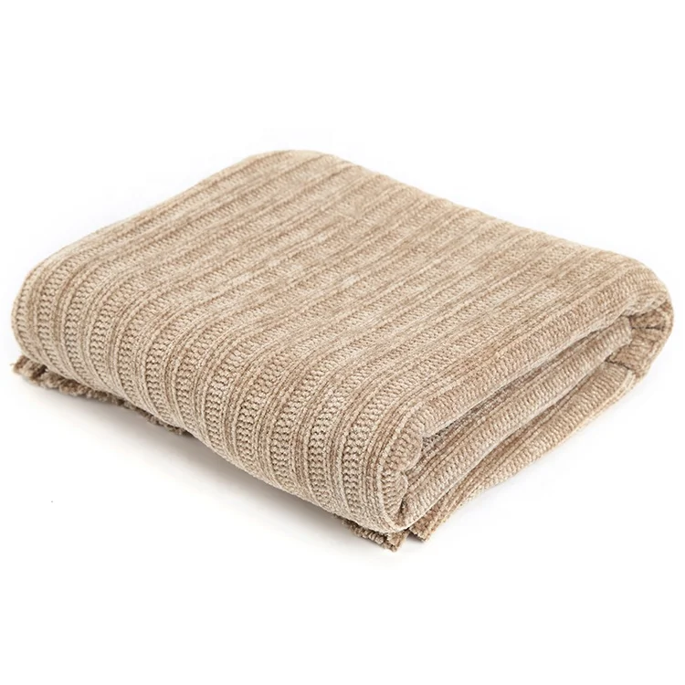 China Professional Factory 100% Polyester Velvet Chenille Knitting Fabric 3*3 Rib for Woman