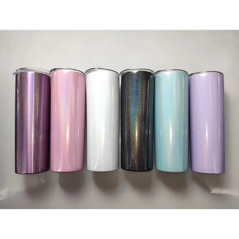 
Best Sales 20/30 oz double wall insulated mugs with slide lid and straw sublimation blank skinnies tumbler 