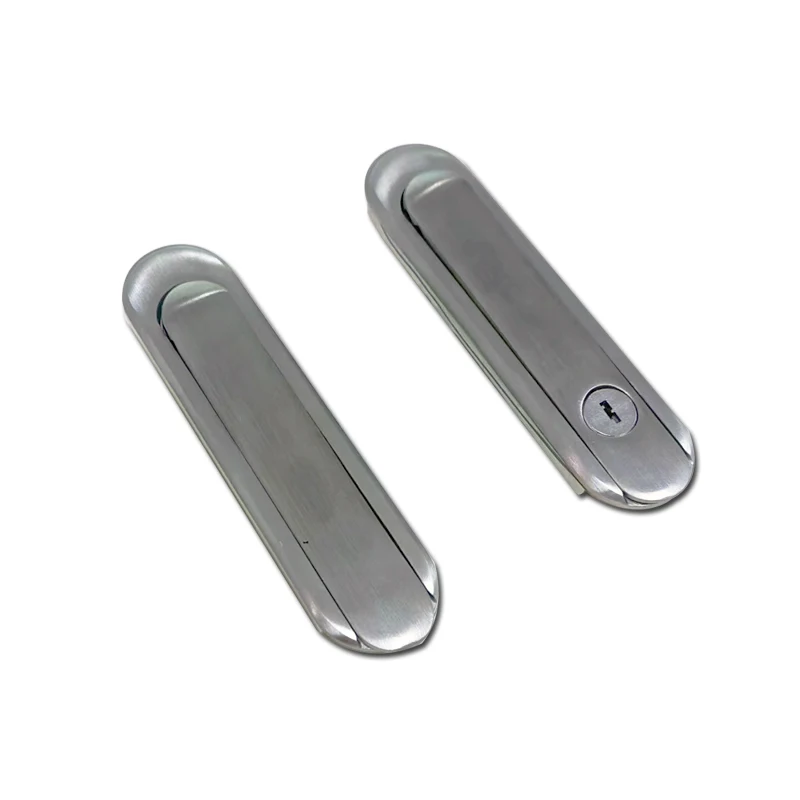 Stainless Steel Cabinet Door With Key AB402 Key Mechanical Door Plane Lock Power Distribution Box Lock Equipment