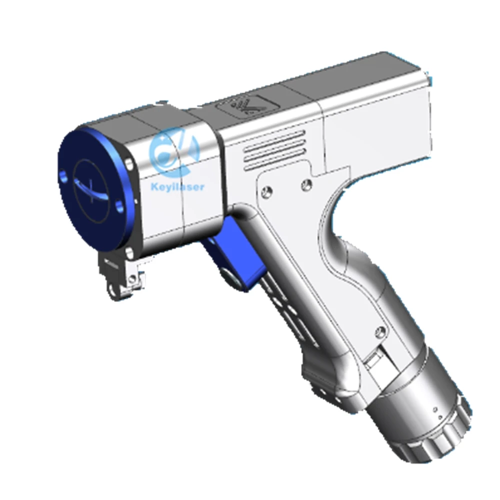 KEYILASER Cart-type Handy continuous Laser Cleaner for Iron Stain  Removal Cleaning System 1000W 1500W 2000W 3000W