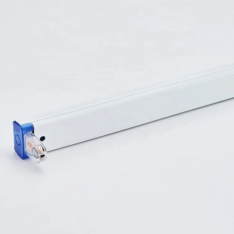 Single or Double Integrated tube light fitting 2ft 4ft 18w 36w 40w LED tube Shop Light fixture SASO certification LED Bracket