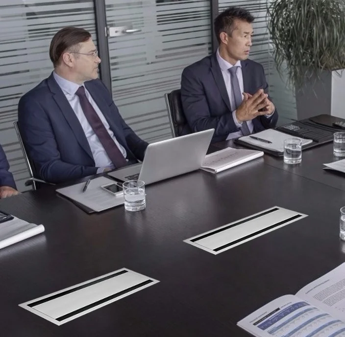 Conference Table Wire Hider Box Cable Grommet Management Box Cord Organizer