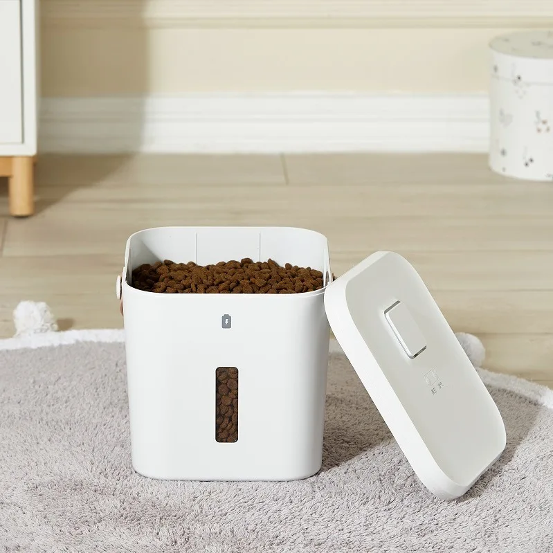 Intelligent Rechargeable Automatic Vacuum Food Container Storage Box Self Vacuumizing Cat Dog Pet Food Storage Box Bin