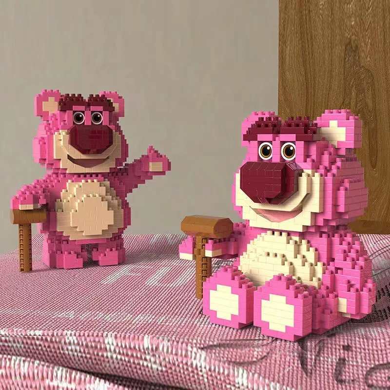 3D Mini Monsters Kit Building Blocks Sets Puzzles Game Small Particles Micro Diamond Blocks Anime Poke Building Block Toys
