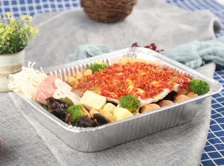 
Halal Food Muslim Food Fish head with peppers 