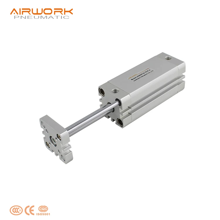 ADNG double-acting compact pneumatic cylinder with guide rod for cnc