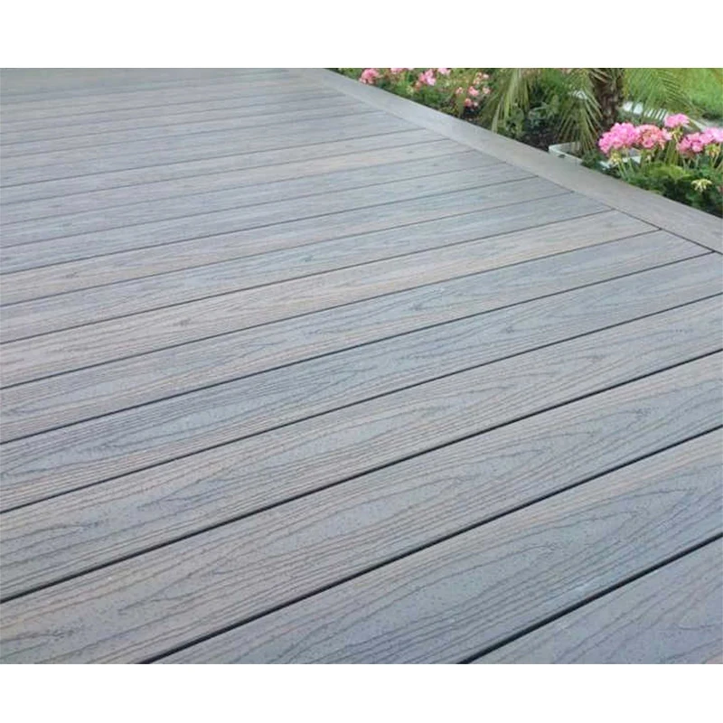 Wpc decking plank crack-resistant outdoor wpc floor outdoor artificial wood composite flooring wpc decking tiles