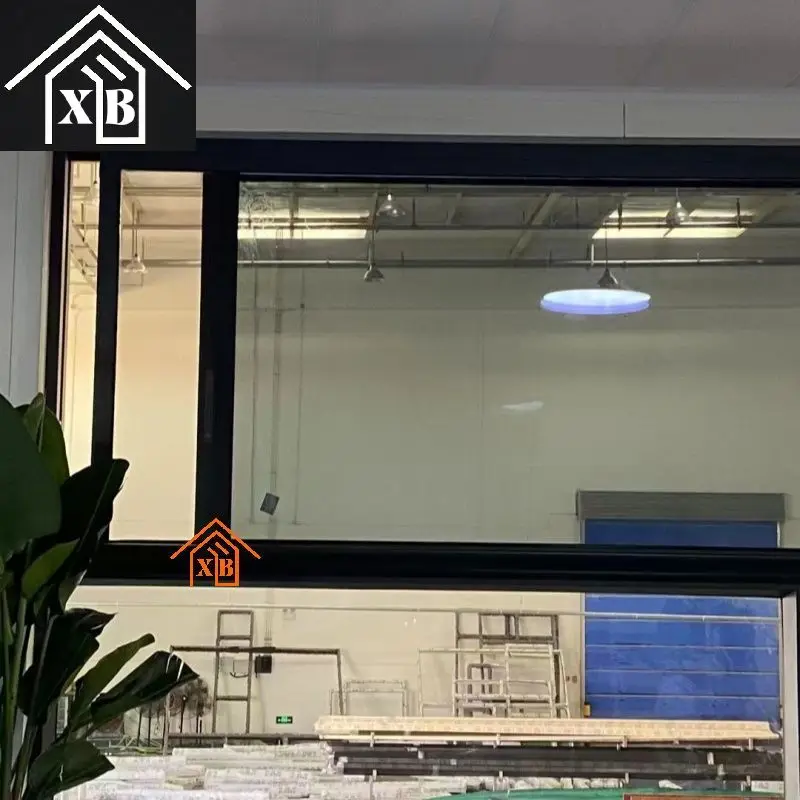 High Quality Double Glazed Tempered Glass custom made colors Sliding Windows for House