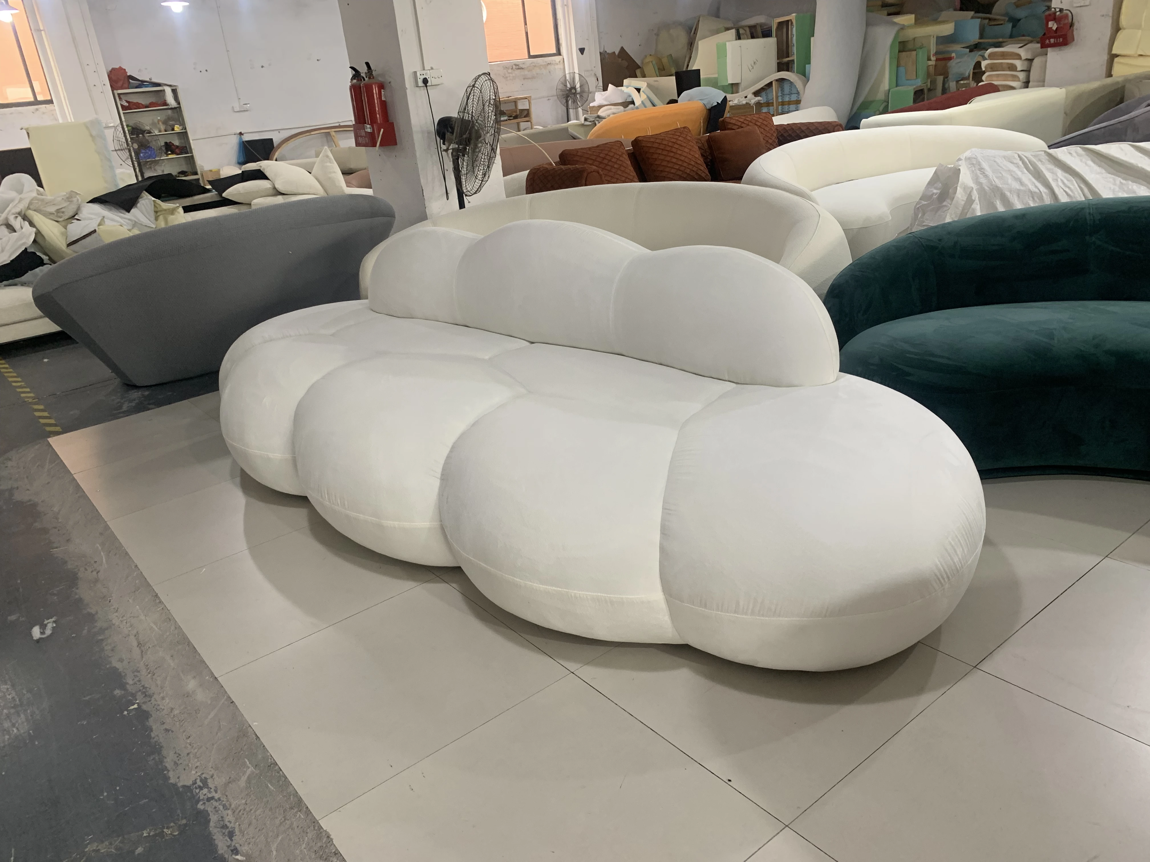 Modern living room sofa   lazy sofa nordic minimalist furniture