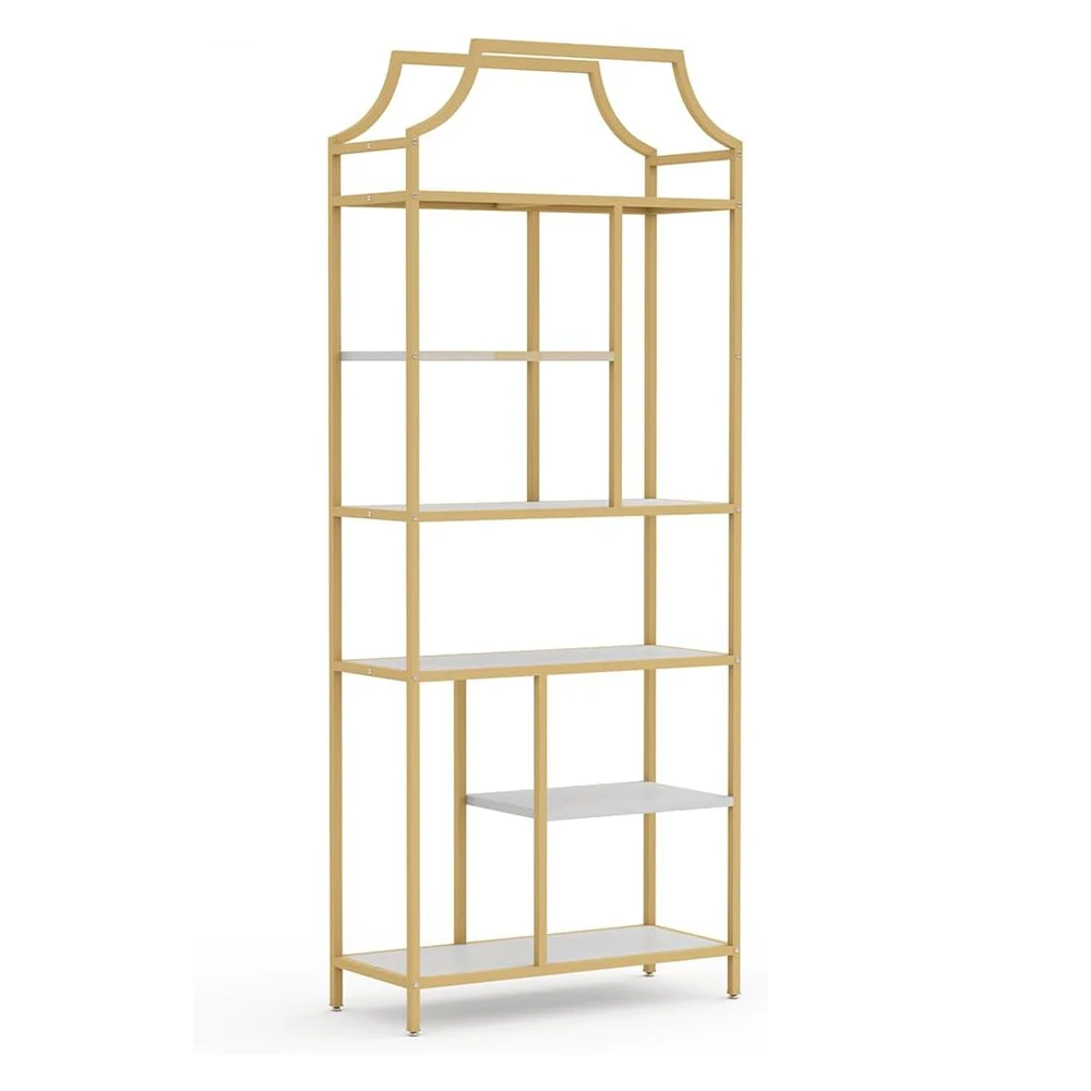 Modern Design Book Rotate Rack Bookshelf Nook Shelf Insert Home Living Room Furniture Wooden Storage Cabinet Multilayer Bookcase