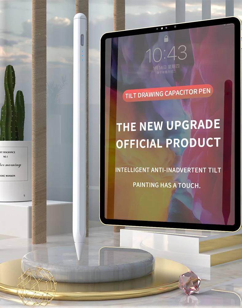 Touch Pen Stylus Pen Additional Magnet Support Ip-ad Above 2018 Tilt Pressure Basix