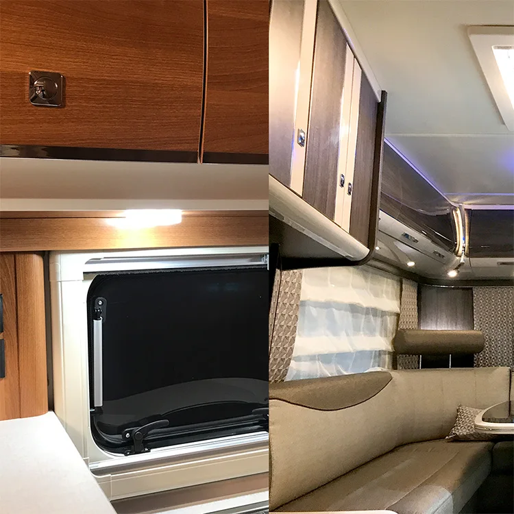 Genuine Vehicle Caravan Interior Cupboard Cabinet Mini Push Knob Lock Latch for RV Motorhome