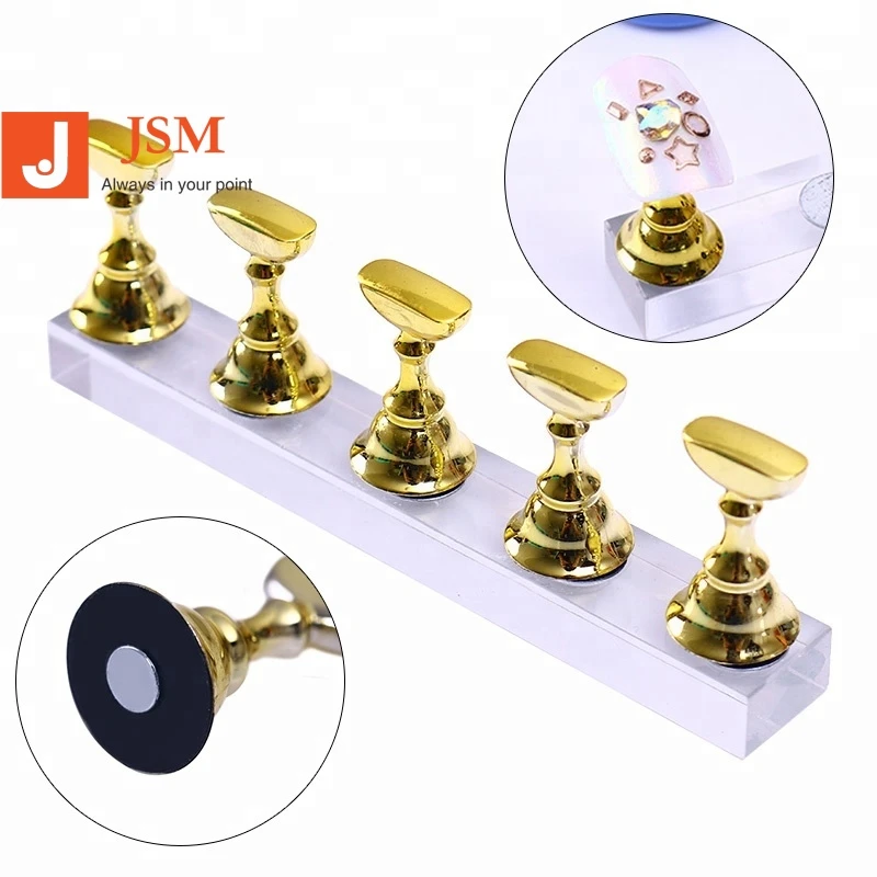 Магнитный держатель для ногтей, тренировочная демонстрационная подставка TipsHolder Board, салонный инструмент «сделай сам» NT206