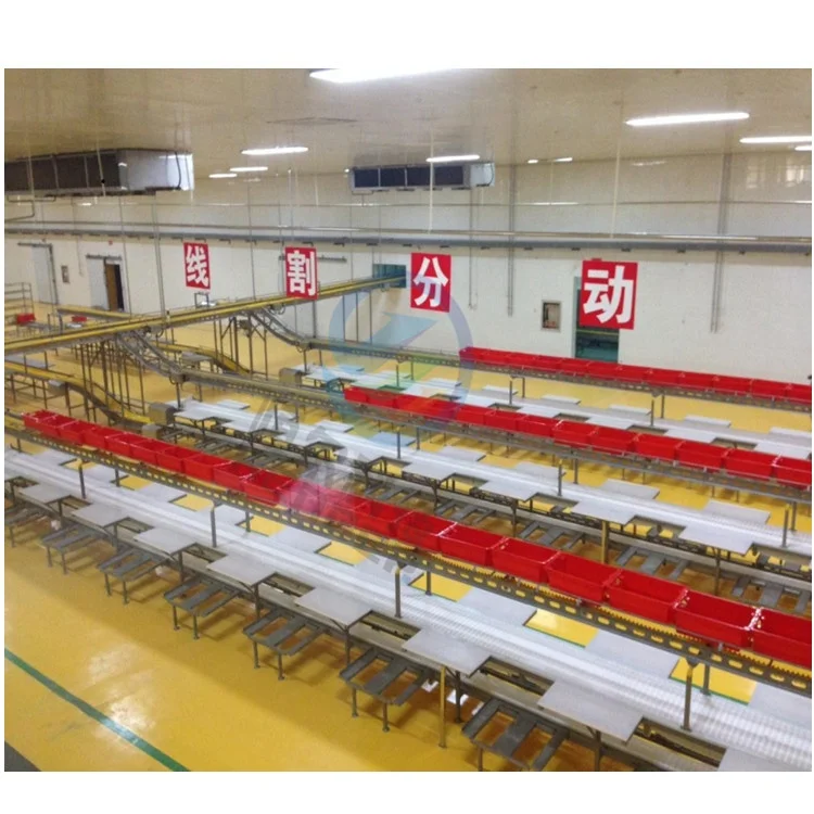 Stainless Steel Meat Cutting Conveyor for Cattle and Sheep Slaughter House Equipment