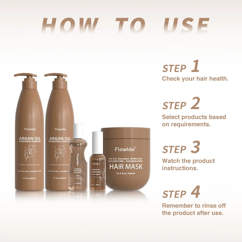 Diwei OEM/ODM Hair Care Factory Direct Selling Refreshing Nourishing Oem Hair Shampoo Hair Care Set Styling Cosmetic Factory