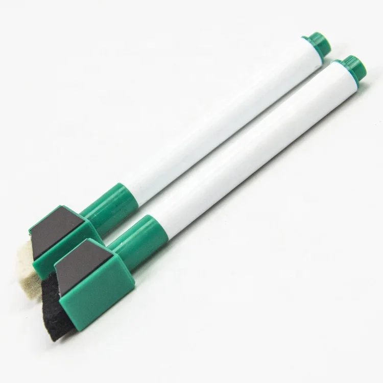 Washable Dry Erase Muti-Color Bevel Magnetic Whiteboard Marker Pen Set With Eraser