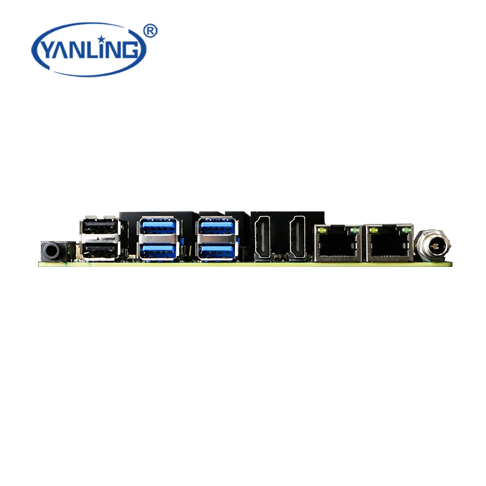 Intel Celeron J6412 Processor Dual Lan Industrial Mini-ITX Motherboard  with 11 USB 6 COM