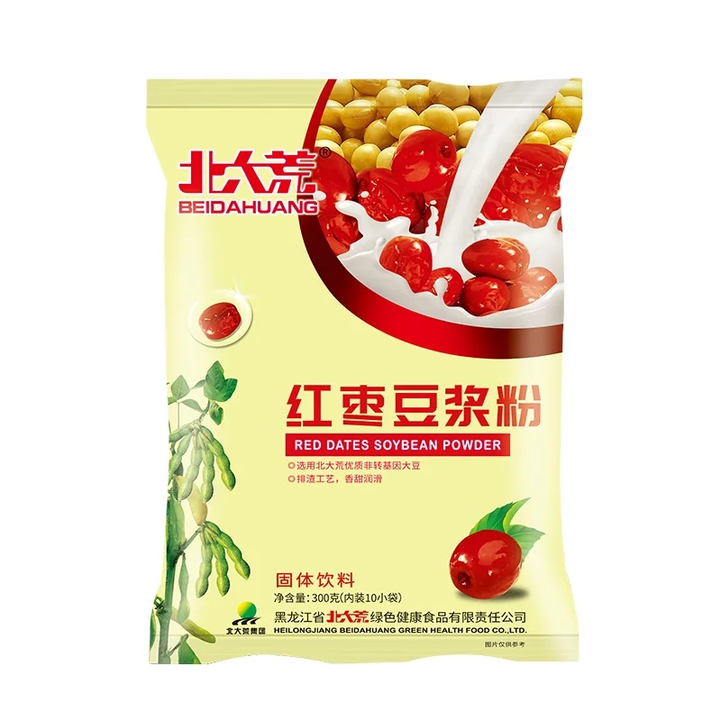 High plant  protein for edible   Salable nutrition pure natural jujube taste instant soy milk powder