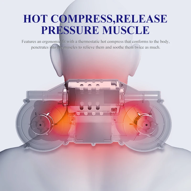 2024 Best Selling Comfortable Massage Pillow Neck Massage Pillow  Professional Massage Pillow to relax