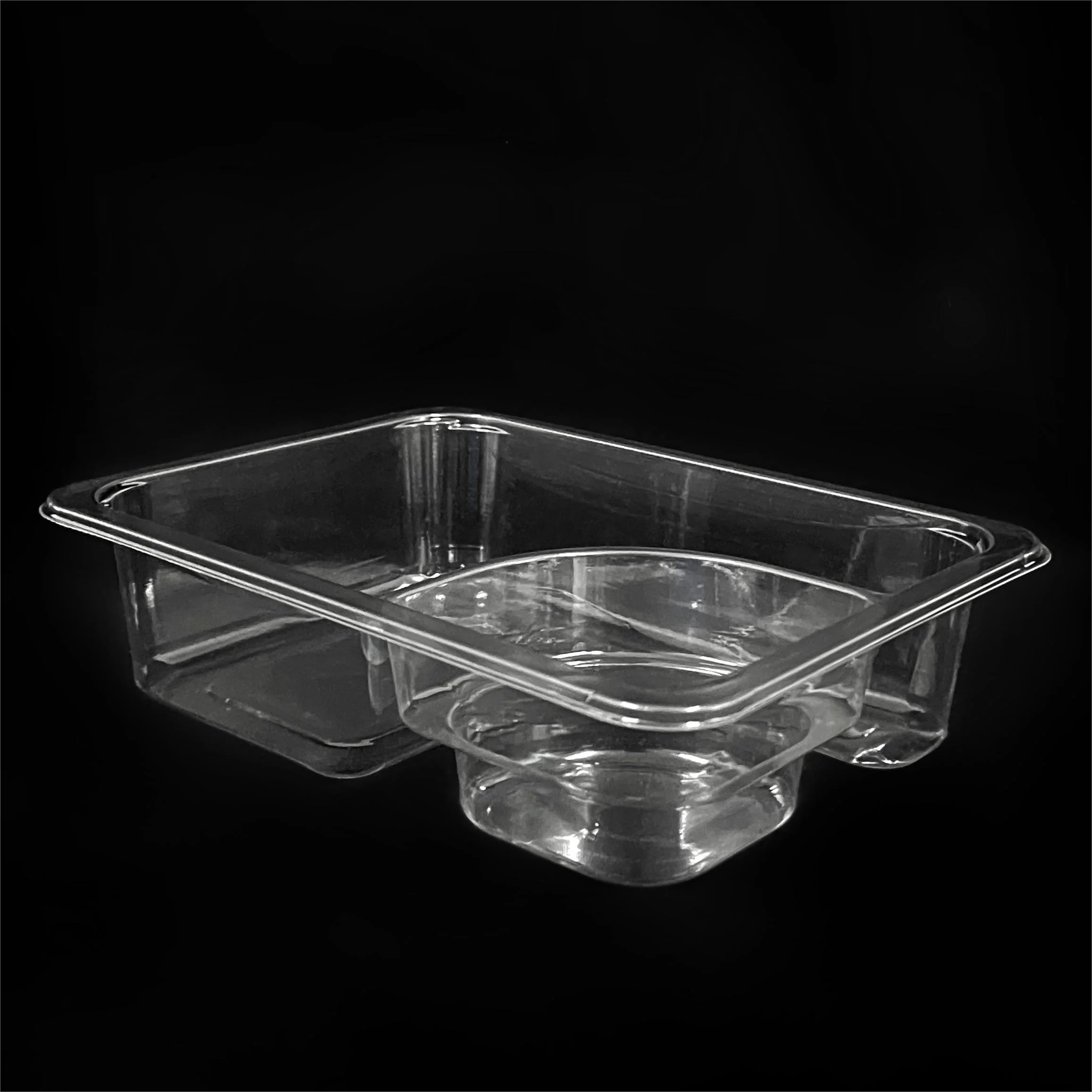 Mini MOQ Custom Take Out Fast Food Plastic Lunch Boxes Container Packaging Boxes For Restaurant