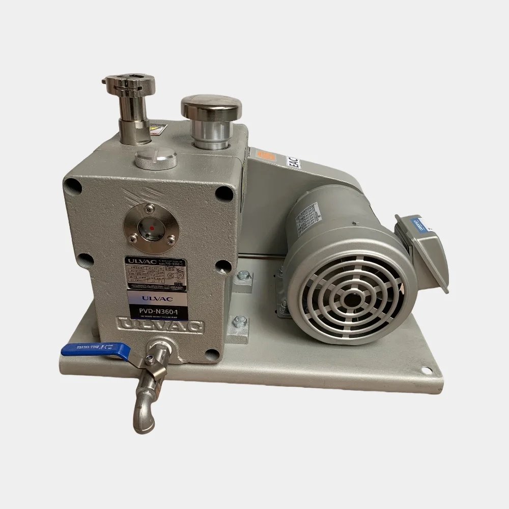 155L/min 2.6L/s   5.5CFM  93m³/h ULVAC PVD-N180 Oil rotary vane vacuum pump