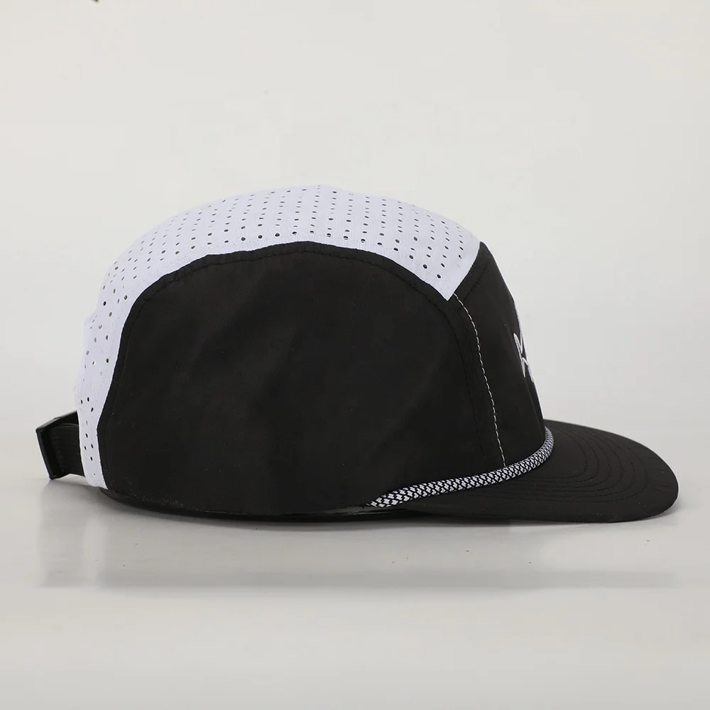 OEM пользовательский дизайн резиновая печать логотипа 5 панелей кепка для кемпинга Спортивная Беговая Кепка легкая