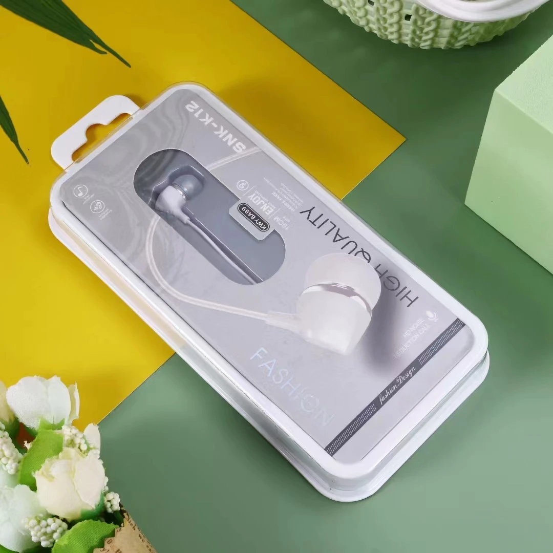 Candy colors wired earphone&headphone hands free mobile phone earphone 3.5mm handfree phone headset with MIC