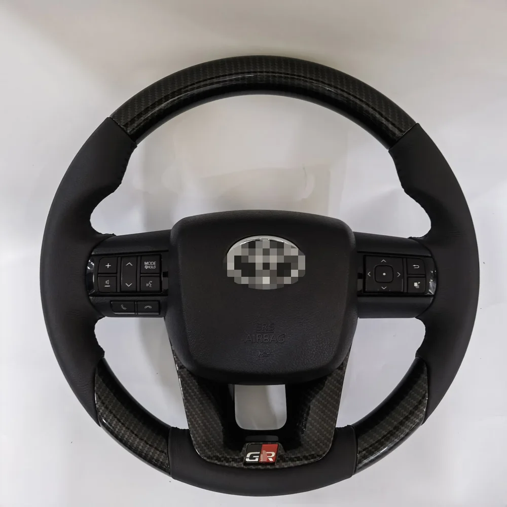 Upgrade GR Style  Steering wheel  For Toyota HILUX Steering wheel 2012- 2021 GR motion steering wheel
