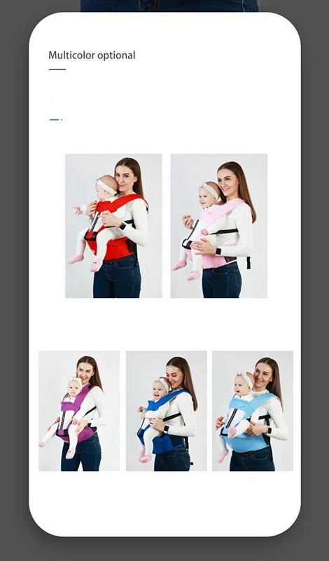 Wholesale New Born 3 In 1 Baby Carrier Set Infant Kids Backpack Sling Front Facing Kangaroo Baby Hip Seat For Baby
