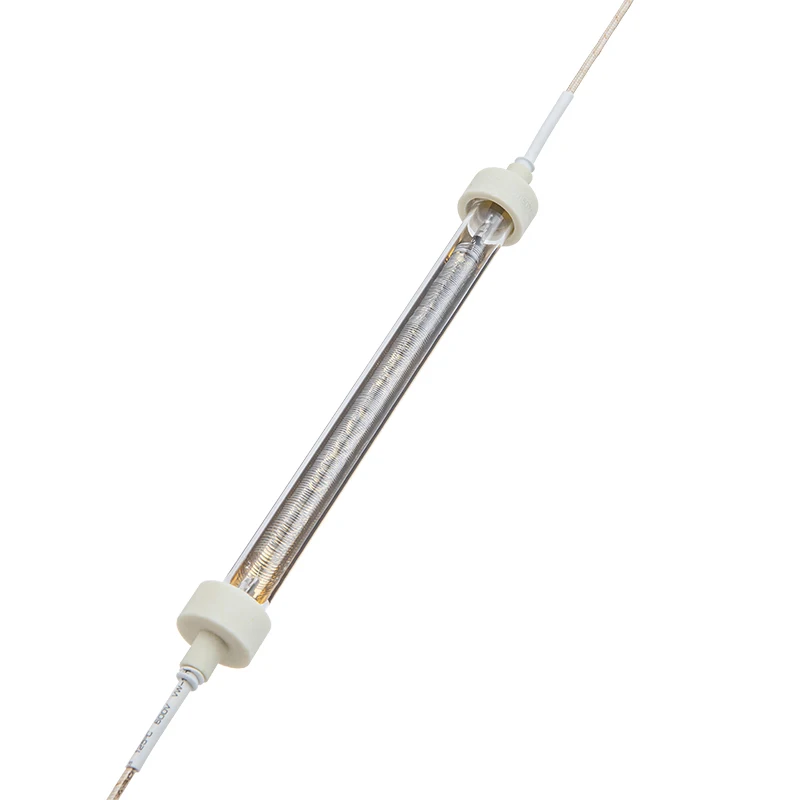 SC05 Infrared quartz gold-plated halogen heating tube for fast drying of shoe making machine