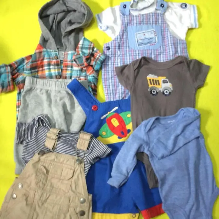 Used Clothes for Kids  Children Cotton Shirts Dress and Pants Summer Baby Mixed Clothes
