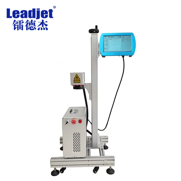 Многоязычный волоконно-оптический кабель Leadjet лазерная маркировочная машина с датой и кодом лазерный принтер на металле полиэтиле ПВХ керамике