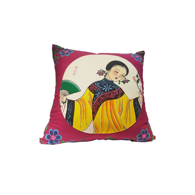 Chinese style pillowcase, one pair,  girly pattern, good gift
