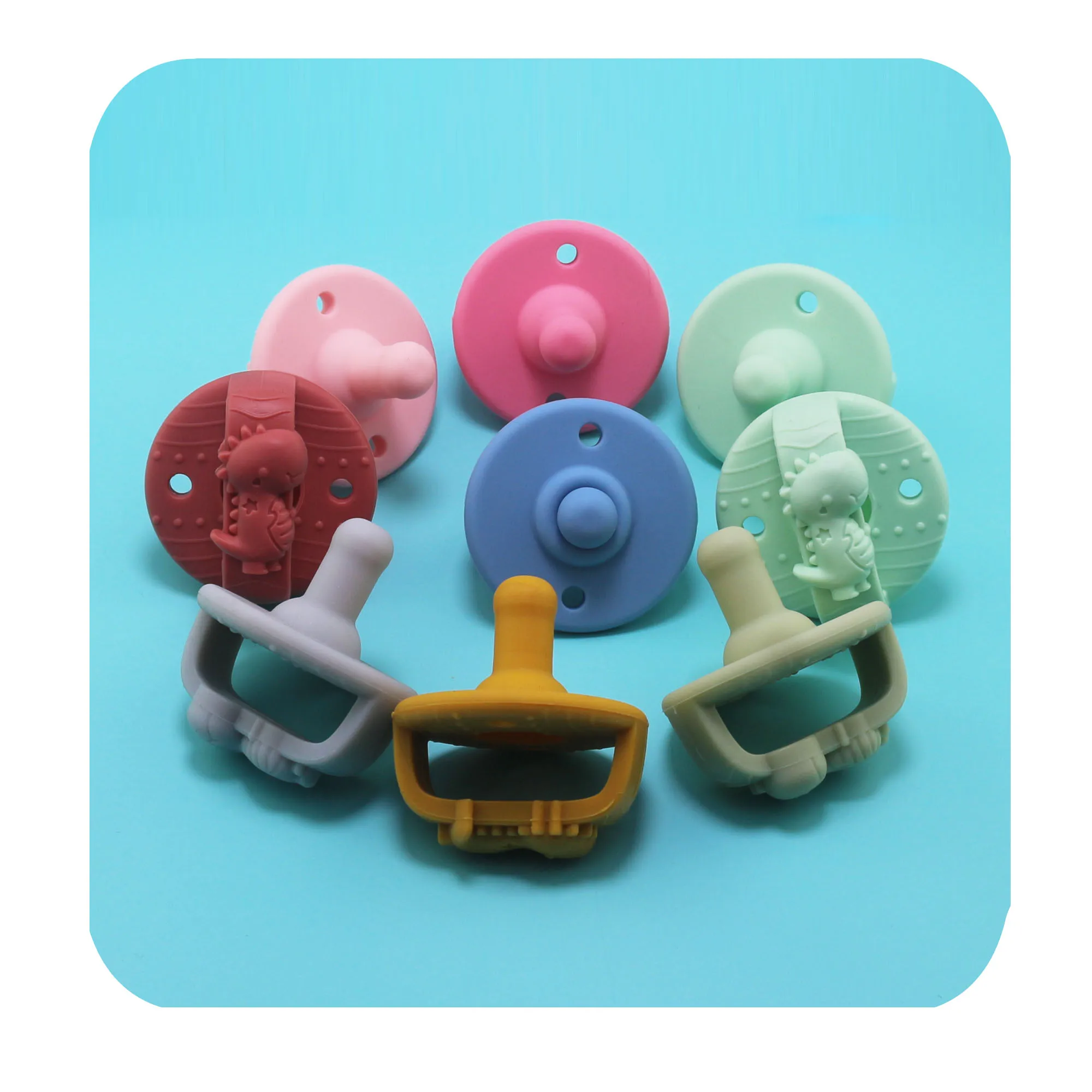 Индивидуальные чистые соски Экологически чистая детская пустышка из пищевого силикона