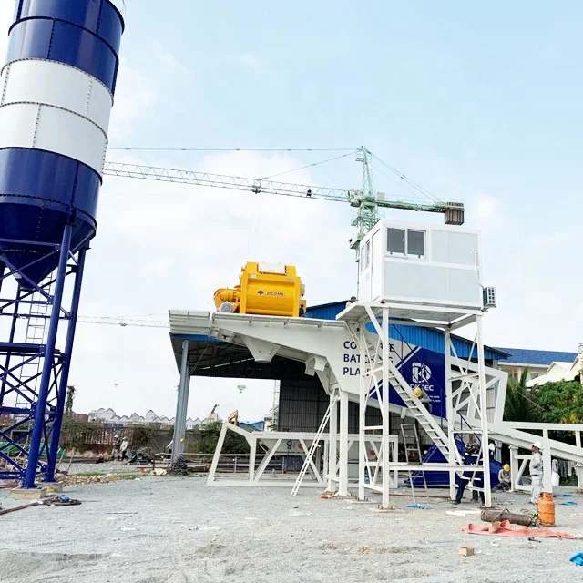 Ready Mix Small Mobile Concrete Batching Plant