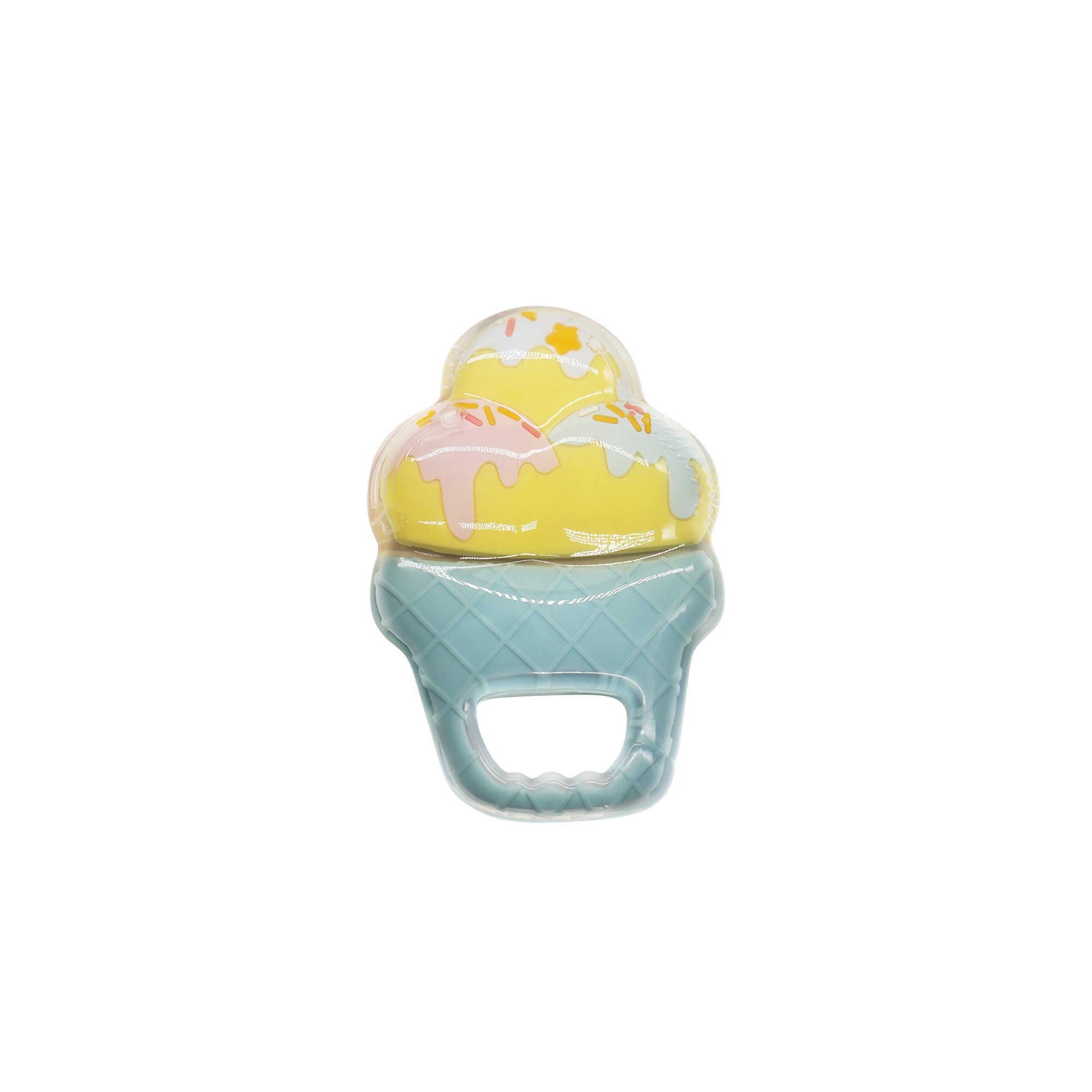 New Ice cream shape Silicone Baby Toys Safe Baby Teether Silicone teether bpa Silicone baby teether