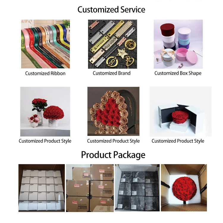 wholesale everlasting rosas preservadas eternal immortal peony flower red forever infinity forever preserved roses in box