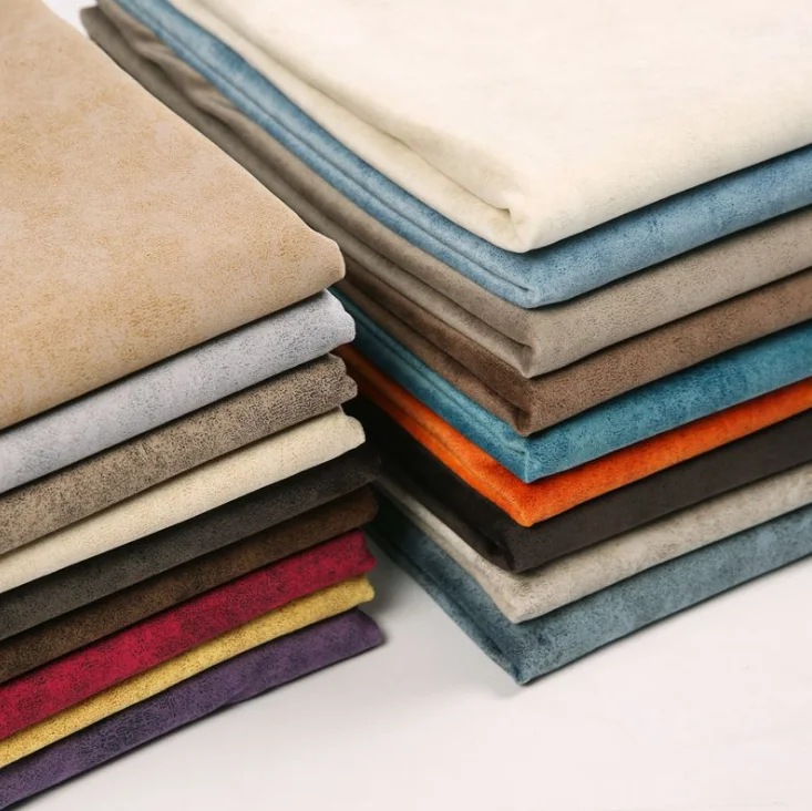 Custom multi-colors knitted fabric polyester print microfiber velour sofa cove fabric