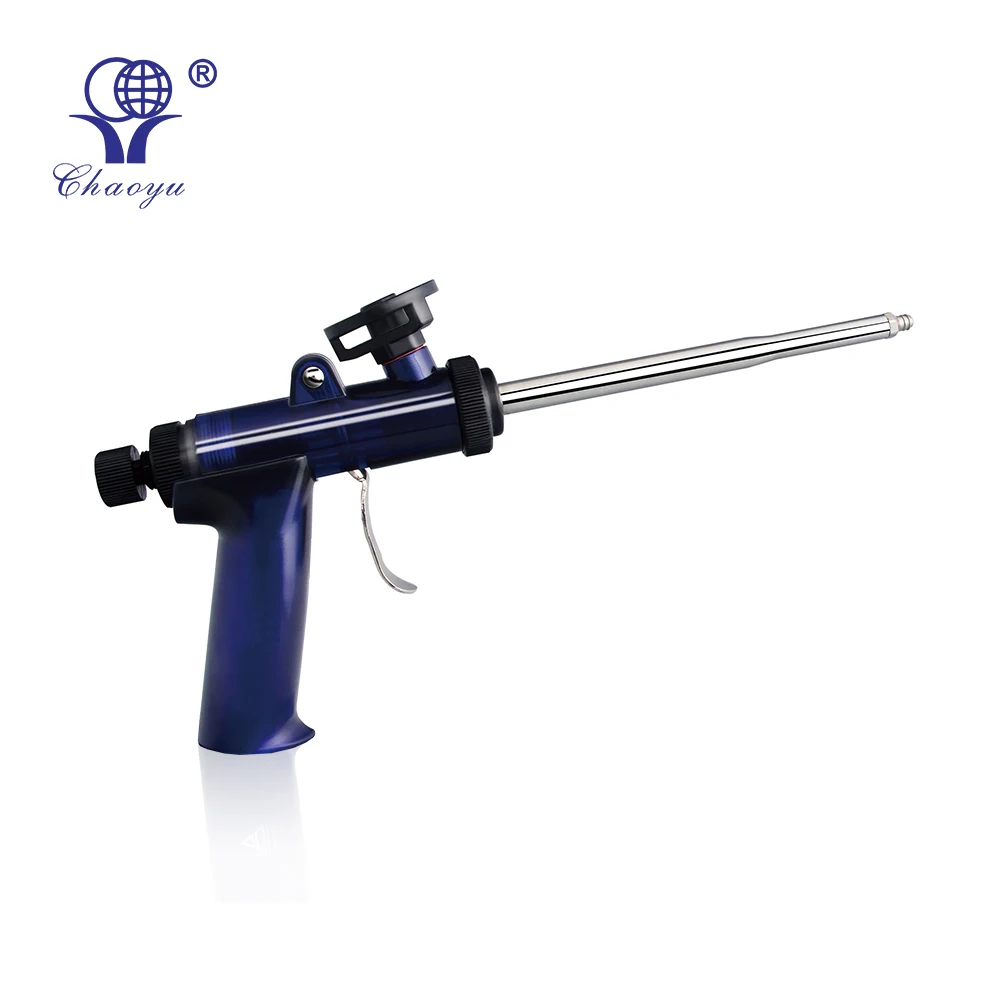 OEM  /DIY Pu Foam Gun Manufacturer Design Cordless Metal New Plastic DIY Stainless Steel BSCI Aluminium 3 Years Manual hand Tools foam caulking gun