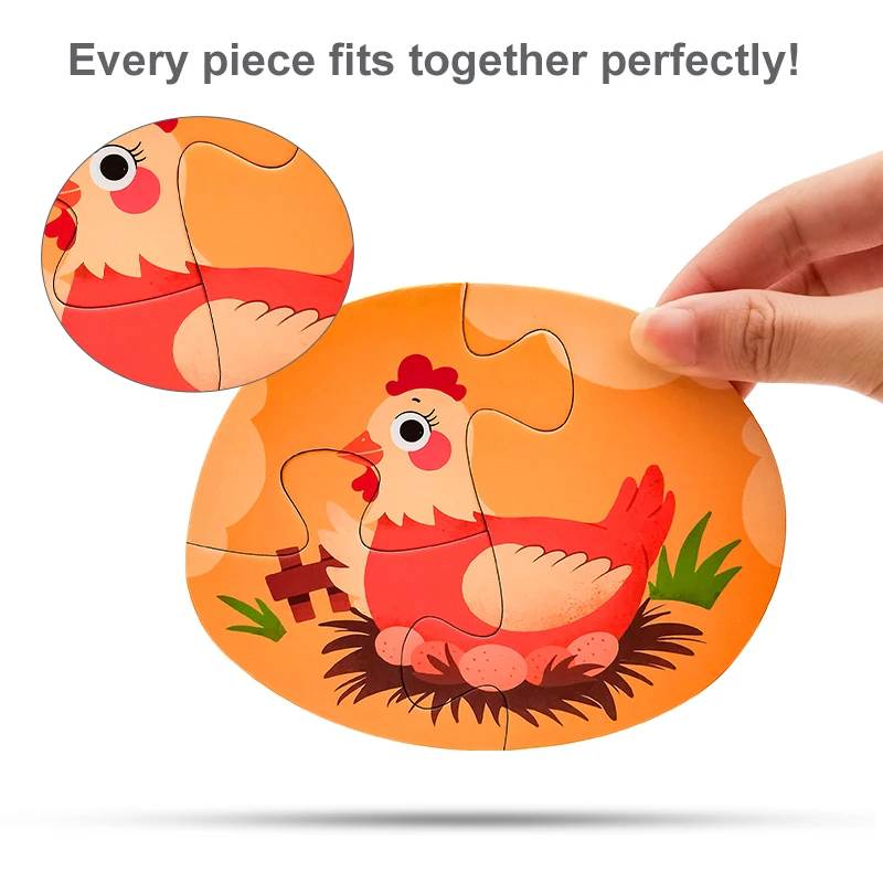 OEM Maker Wholesale High Quality Cardboard Large Giant Big Jigsaw Puzzles Custom Printing Puzzle For Kids Children