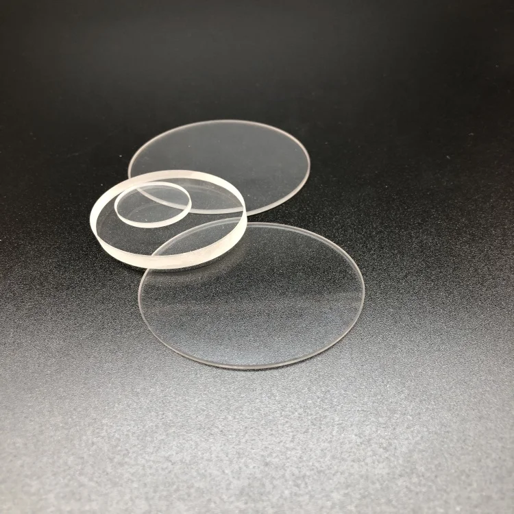 Heat resistance fused silica lens for chemical instrument