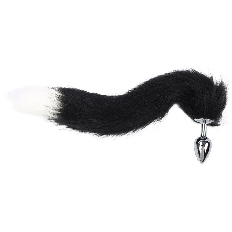Metal Feather Anal Plug Fox Tail Anal Toys Erotic Anus Toy Butt Plug Sex Toys For Adult Accessories
