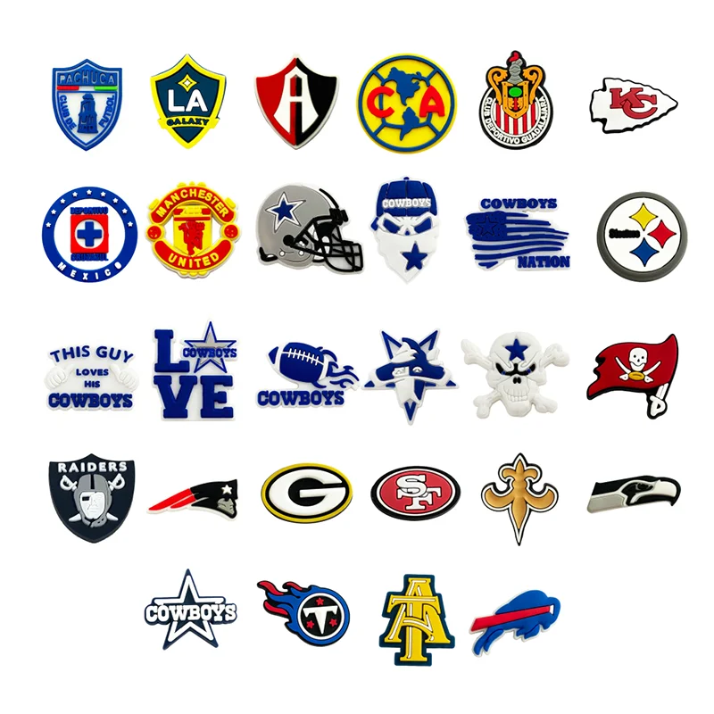 Factory Wholesale Brand Logo Croc Charms New Design Shoe Charms Clog Accessories