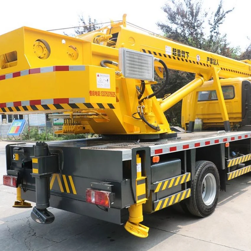 Wolwa truck crane 6 ton Lifting Construction Mobile Crane For Sale