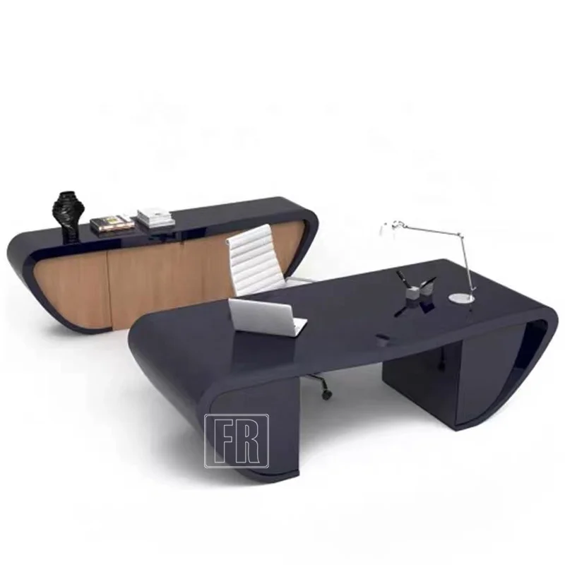 Customized Commercial Office Furniture Manager Desk Executive Modern Wood Office Desk