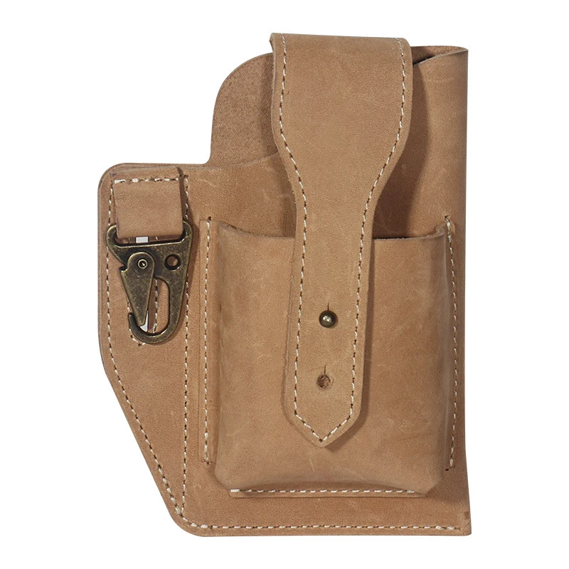 Custom Cowhide Tactical Waist Belt Phone Pouch key case Military Tactical Waist Belt Bag